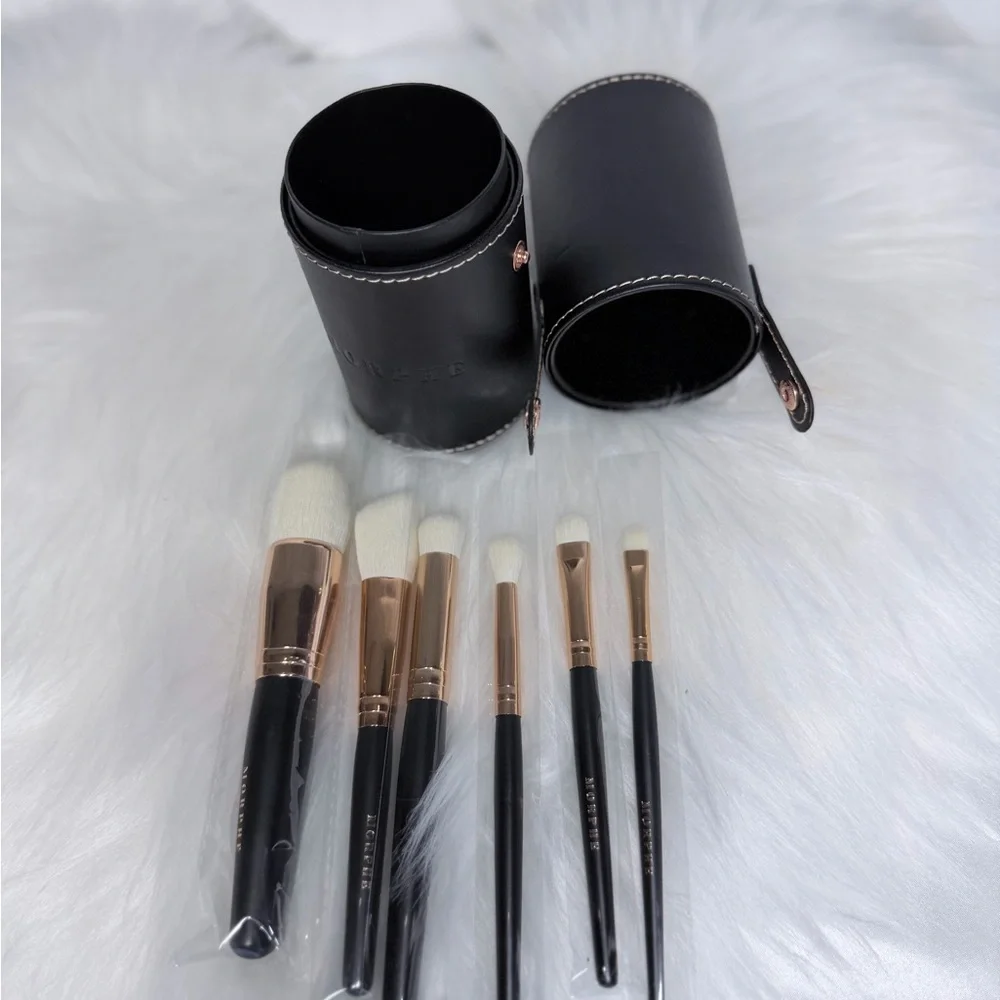 🖌️Morphe Black and Rose Gold Brush Collection